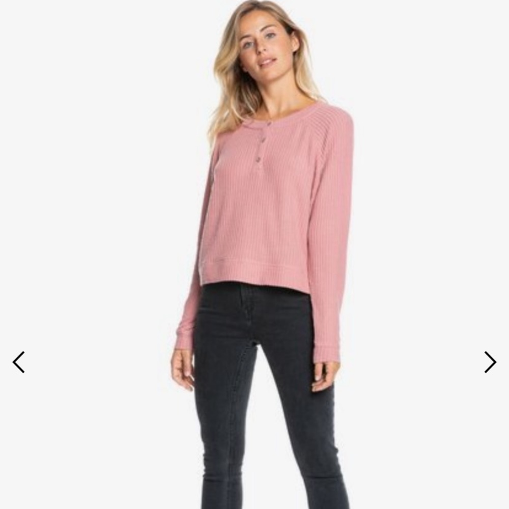 Roxy waffle Henley